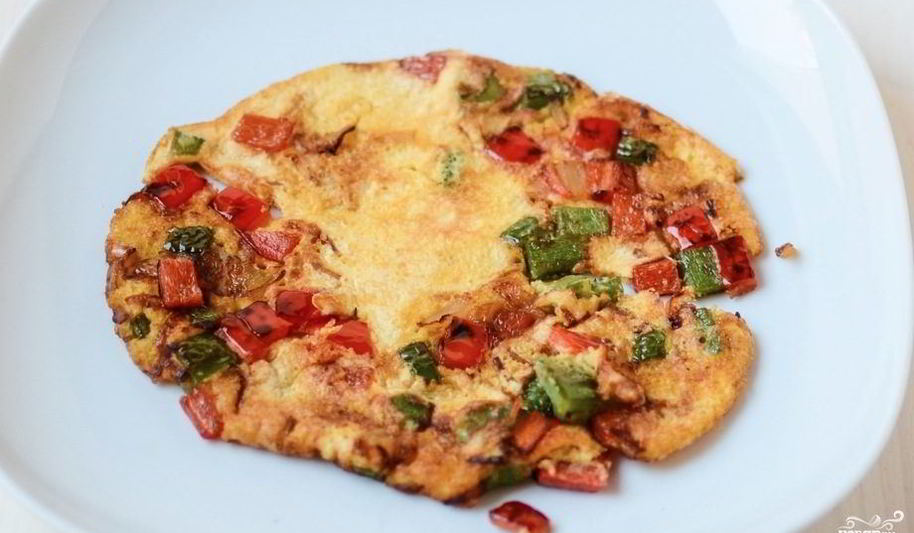 Рецепт омлета с перцем