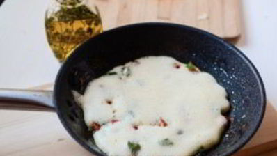 омлет с перцем