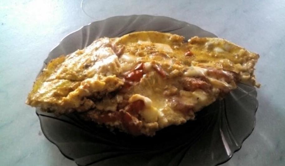 Рецепт омлета с помидорами и сельдереем