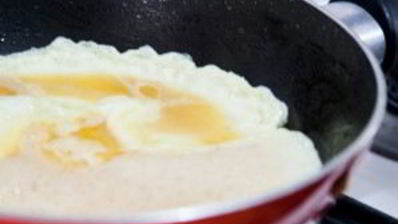 омлет с шампиньонами