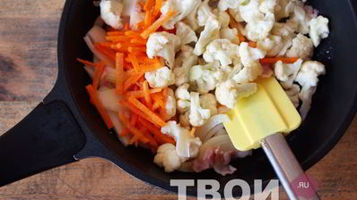 омлет с цветной капустой