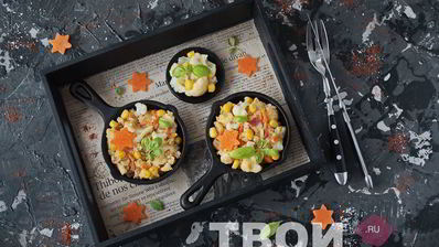 омлет с цветной капустой