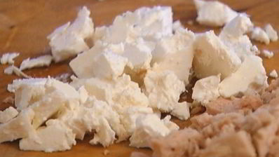 омлет с тунцом и фетой