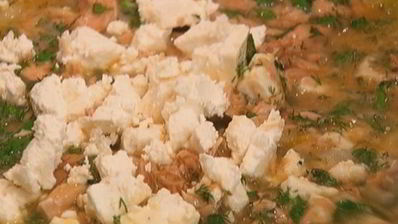 омлет с тунцом и фетой