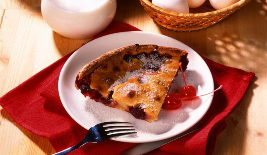 Рецепт омлета с вишней