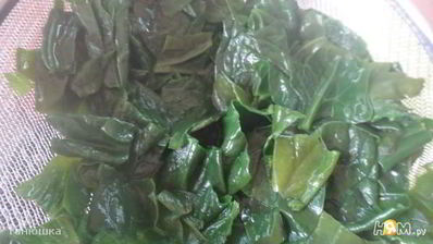 омлет со шпинатом и беконом