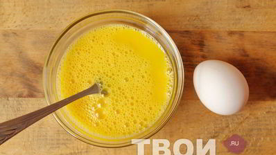 омлет со шпинатом