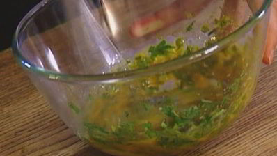 омлет-суфле с петрушкой, укропом и тархуном