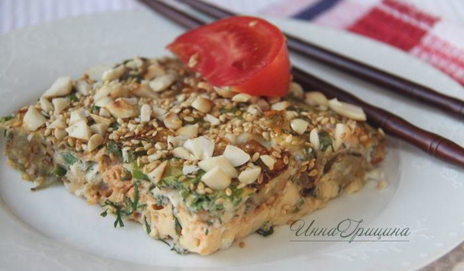 Рецепт омлета в корейском стиле