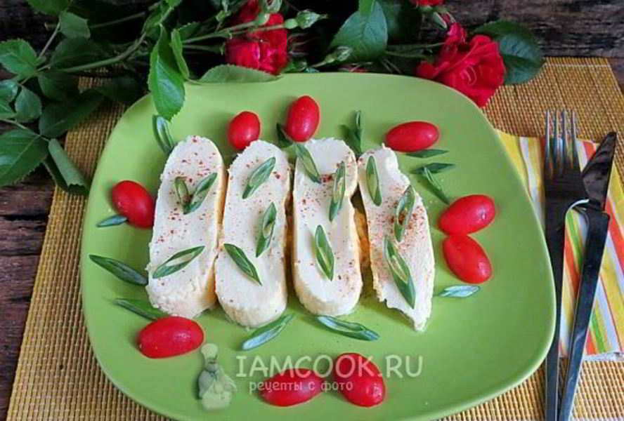 Омлет в мешочке с молоком