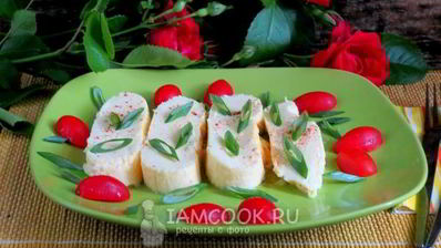 омлет в мешочке с молоком