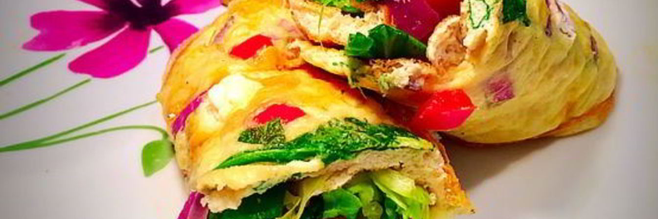 Овощной омлет диетический