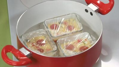 паровая фриттата с овощами