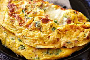 Постный омлет без яиц