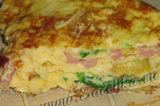 Слоеный омлет