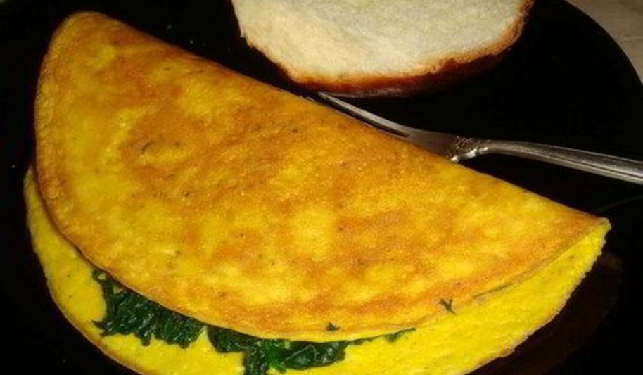 Рецепт сырного омлета, запеченного в духовке