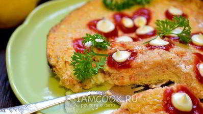 томатный омлет