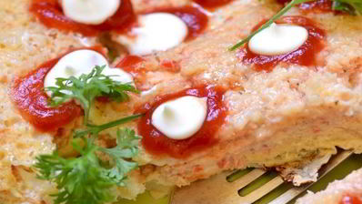 томатный омлет