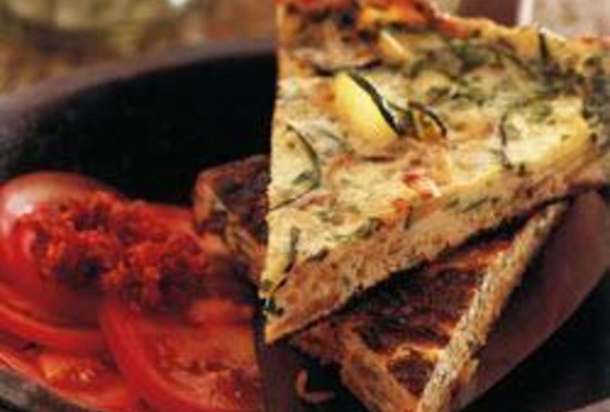 Эгга — Омлет с кабачками и луком по-арабски