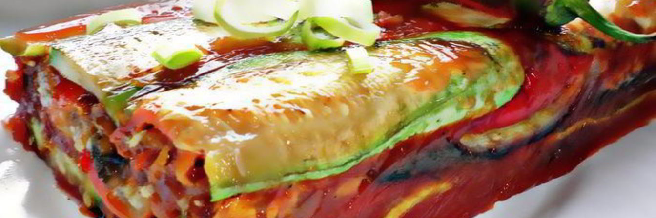 Овощной террин в томатном желе