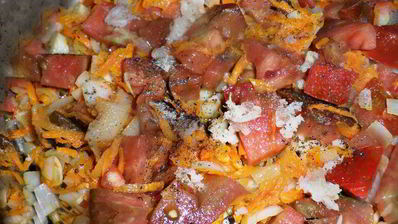 овощной террин в томатном желе