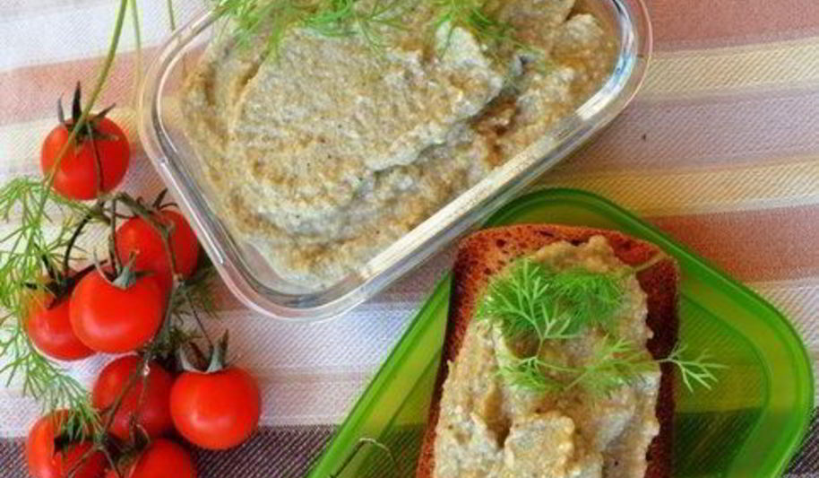 Рецепт еврейского паштета — баклажана с яйцом