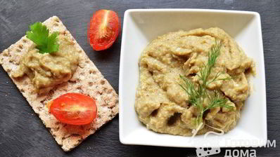 еврейский паштет — баклажан с яйцом