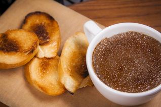 Карамелизованный паштет из утиной печени