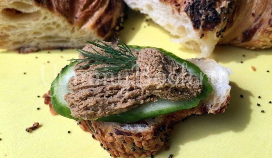 Рецепт куриного печеночного паштета на молоке