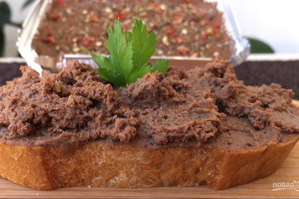 Обалденный домашний печеночный паштет