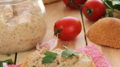 паштет из белой фасоли