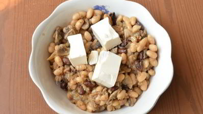 паштет из фасоли, грибов и тофу