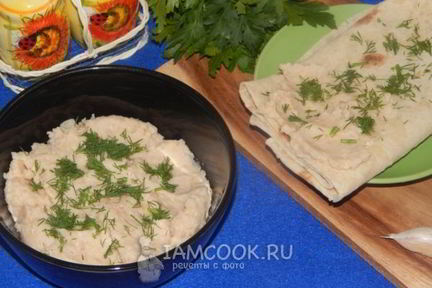 Паштет из фасоли с кунжутом