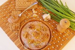Паштет из фасоли с орехами
