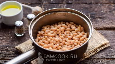 паштет из фасоли с сушеными грибами