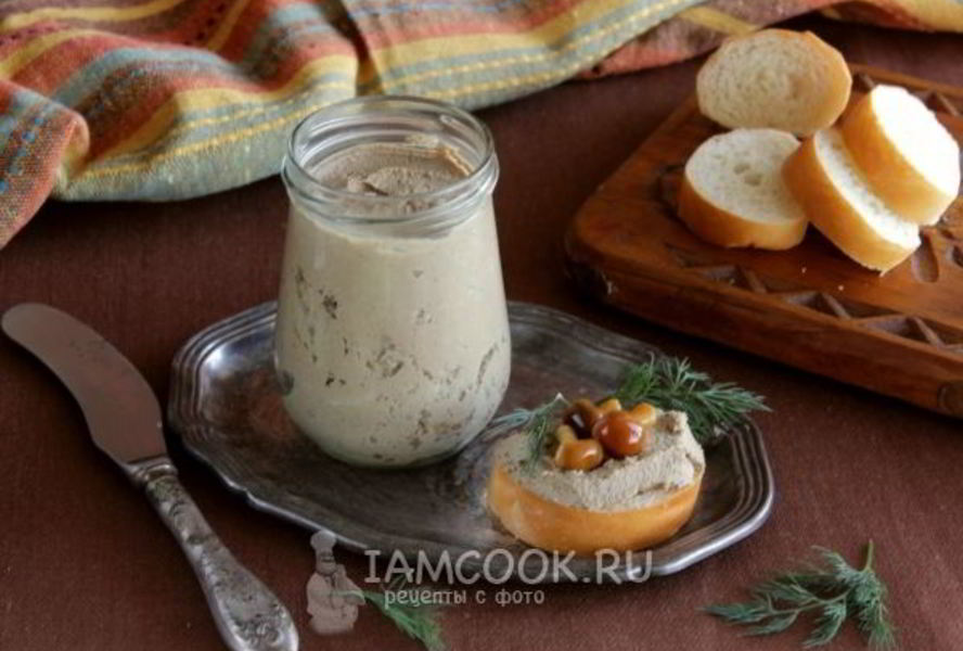 Паштет из говяжьей печени в мультиварке