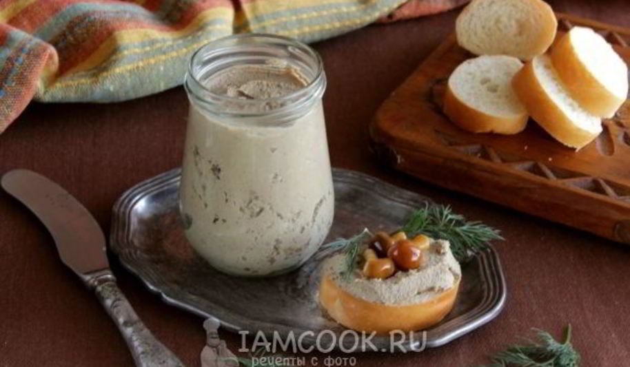 Рецепт паштета из говяжьей печени в мультиварке