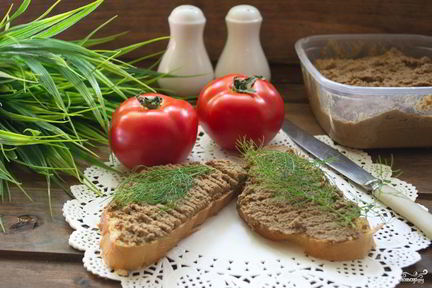 Паштет из говяжьей печени