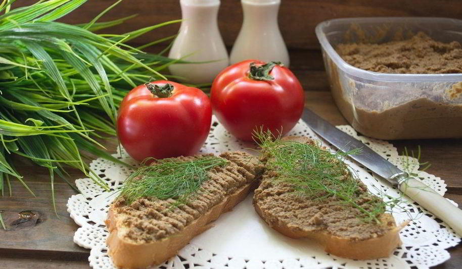 Рецепт паштета из говяжьей печени