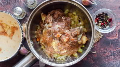 паштет из говяжьей тушенки