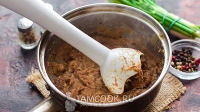 паштет из говяжьей тушенки