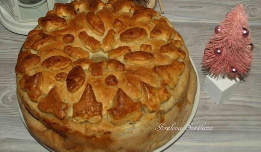 Рецепт паштета из индейки с грибами, запеченный в хлебной корочке