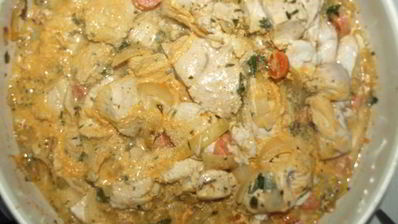 паштет из индейки с грибами, запеченный в хлебной корочке