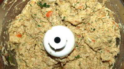 паштет из индейки с грибами, запеченный в хлебной корочке