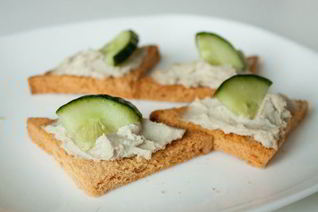 Паштет из копченой скумбрии