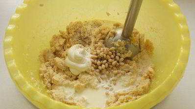 паштет из куриной грудки с тыквой и кедровыми орешками