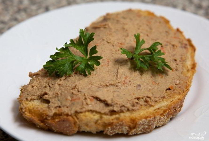Паштет из куриной печени домашний