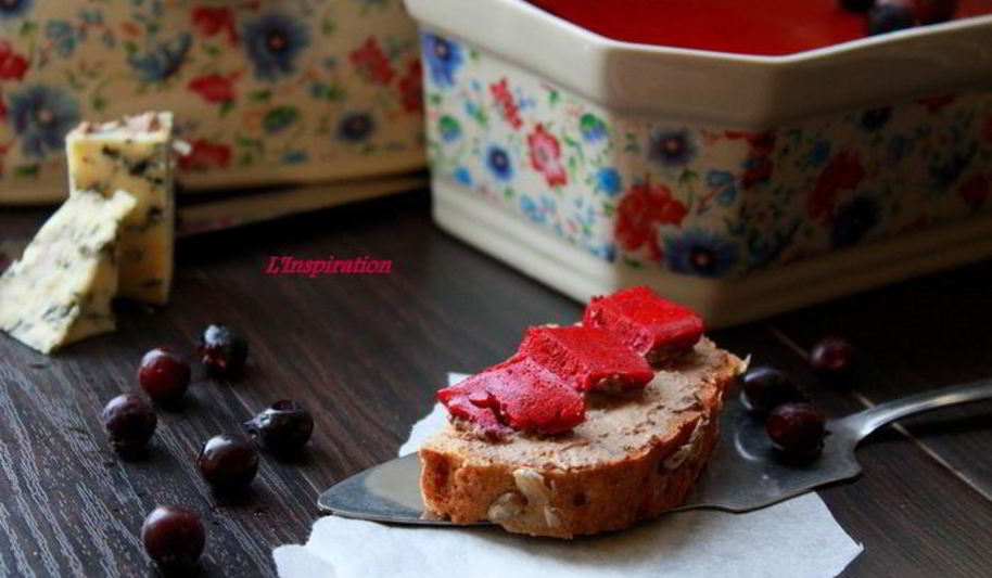 Рецепт паштета из куриной печени под пикантным мармеладом