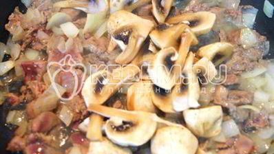 паштет из куриной печени с грибами