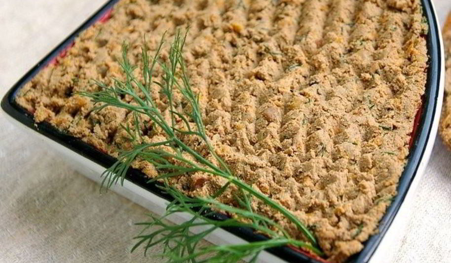 Рецепт паштета из куриной печени с лисичками